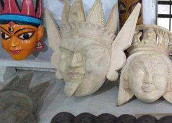 Wooden Mask of Kushmandi